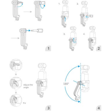 PGYTECH Action Camera L Bracket