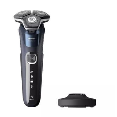 Philips 5000-Series Barbermaskin – Tett og hudvennlig barbering med våt- og tørrfunksjon
