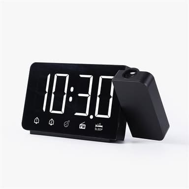 Digital LED Vekkerklokke med projeksjon