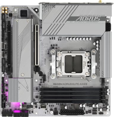 Gigabyte B650 AORUS Elite AX ICE hovedkort