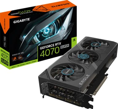 Gigabyte GeForce RTX 4070 Super EAGLE OC grafikkort (12 GB GDDR6X)