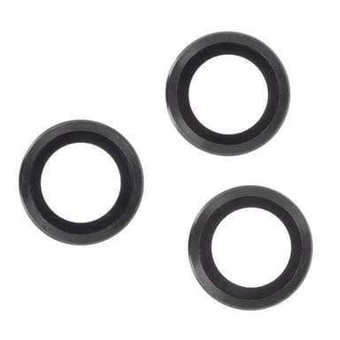 Linsebeskyttelse til iPhone 13 Mini / iPhone 13 - Svart Ramme