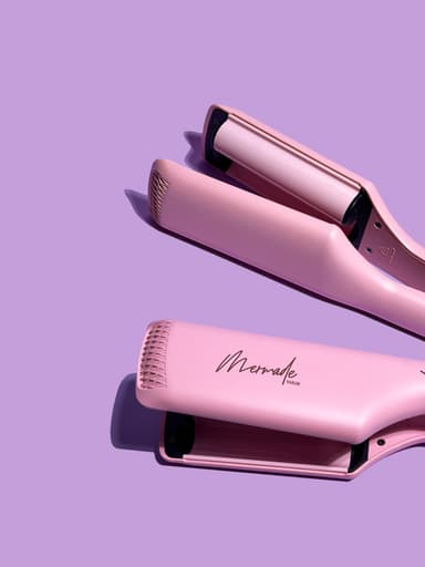Mermade Double Waver krølltang 4102 (rosa)