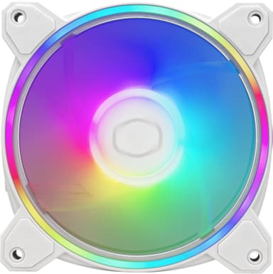 Cooler Master MasterFan MF120 Halo2 RGB PWM vifte (3-pakning, hvit)