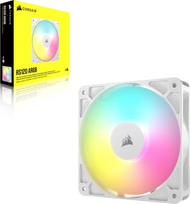 Corsair RS120 ARGB 120mm PWM vifte (hvit)