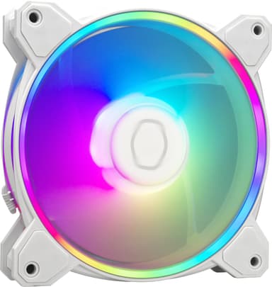 Cooler Master MasterFan MF120 Halo2 RGB PWM vifte (3-pakning, hvit)