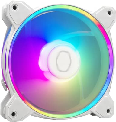 Cooler Master MasterFan MF120 Halo2 RGB PWM vifte (hvit)