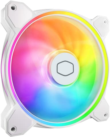 Cooler Master MasterFan MF140 Halo2 RGB PWM vifte (hvit)