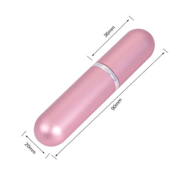 Mini refill sprayflaske for parfyme 6 ml Sølv