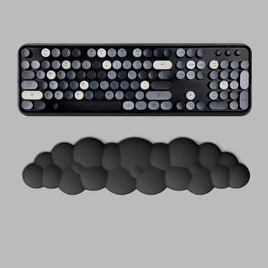 Håndleddsstøtte for tastatur, laget av mykt minneskum