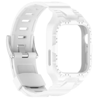 Klokkebånd med beskyttelsesveske for Huawei Watch Fit 3 Hvit