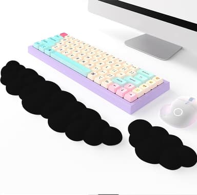 Håndleddsstøtte for tastatur, laget av mykt minneskum