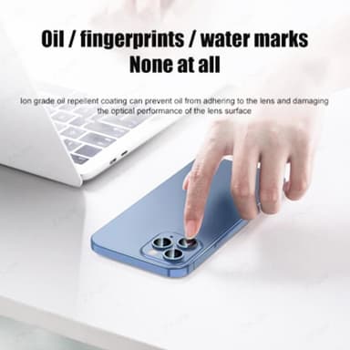Objektivdeksel til iPhone 12 Pro Max kamera i herdet glass 2-pakning