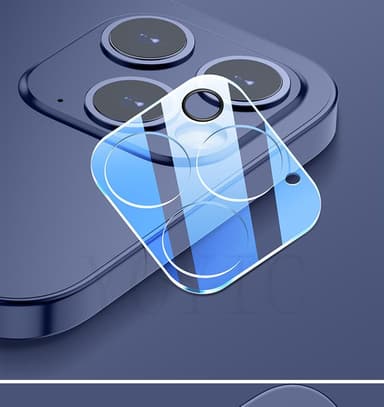 Objektivdeksel til iPhone 12 Pro Max kamera i herdet glass 2-pakning