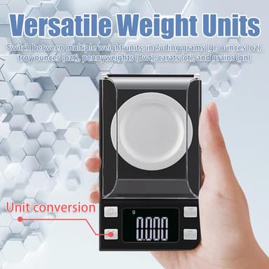 Elektronisk digital vekt 100 gram / 0,001 gram tarafunksjon
