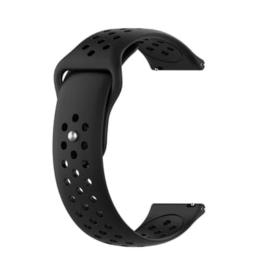 Samsung Gear S3 / Galaxy Watch 46 mm armbånd 22 mm Sort