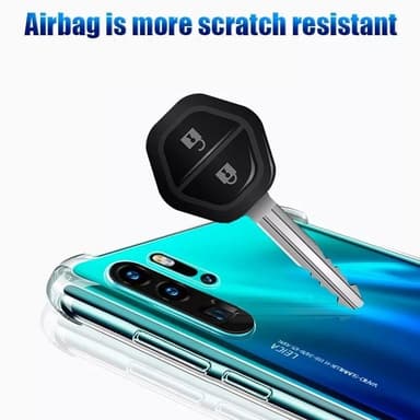 Støtsikker gjennomsiktig mobildeksel Huawei P30 Pro TPU