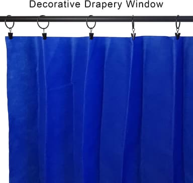20-delte gardinringer Klemmer Gardinstangringer Draperiklemmer 4x4,5 cm