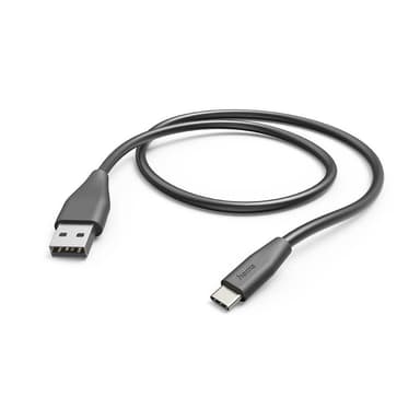 Ladekabel USB-A til USB-C Svart 1,5m
