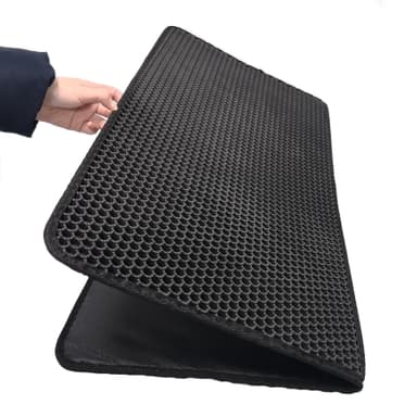 Kattesandmatte Sort