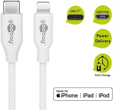 Lightning til USB-C™ lade- og synkroniseringskabel