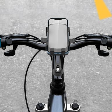 Universelt styretelefonfeste Passer til sykkelmotorsykkel Sort