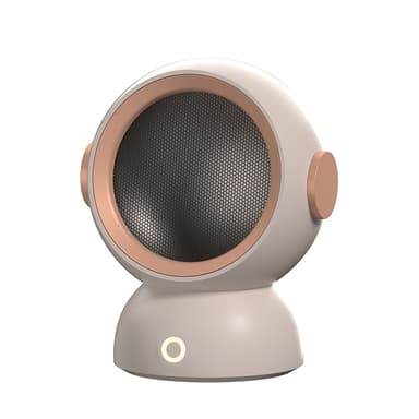 Varmevifte 1200W - Lydløs og med rask oppvarming Rosa