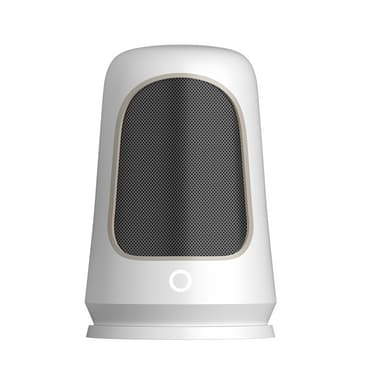 Vifteovn/romvarmer 1200W med rask oppvarming og stillegående drift Hvit