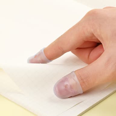 Gitarfingerbeskyttelse silikon 25 stk Gjennomsiktig