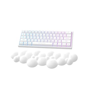 Håndleddsstøtte for tastatur Hvit