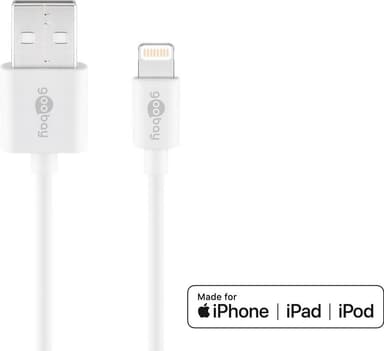 Lightning USB-lade- og synkroniseringskabel