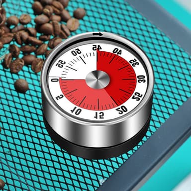 Magnetisk mekanisk timer Sølv
