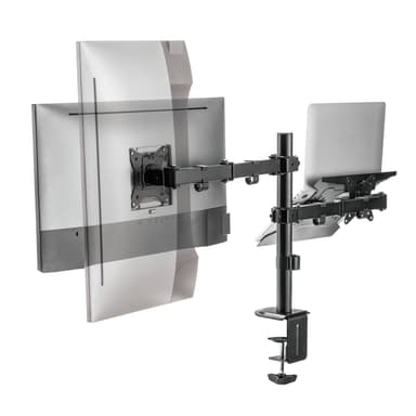 NÖRDIC Monitor Arm og Laptop Holder Monitor 13-27 ""8kg Portable 15.6"" Monitor Mount