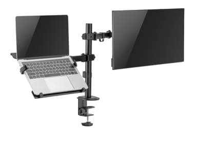 NÖRDIC Monitor Arm og Laptop Holder Monitor 13-27 ""8kg Portable 15.6"" Monitor Mount