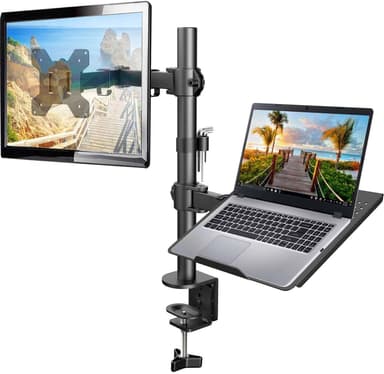 NÖRDIC Monitor Arm og Laptop Holder Monitor 13-27 ""8kg Portable 15.6"" Monitor Mount