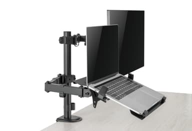 NÖRDIC Monitor Arm og Laptop Holder Monitor 13-27 ""8kg Portable 15.6"" Monitor Mount