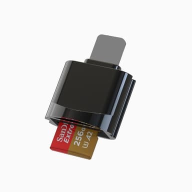 NÖRDIC Lightning-kortleser MicroSD UHS-I