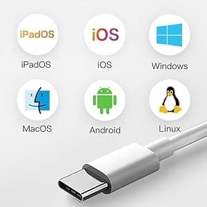 NÖRDIC USB-C kortleser 2 spor SD, MicroSD, 1xUSB-A 3.0 UHS-I
