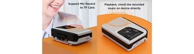 Ezcap kassett til MP3-konverter Digital kassettspiller konverterer bånd til MP3 til MicroSD-kort Ingen datamaskin nødvendig
