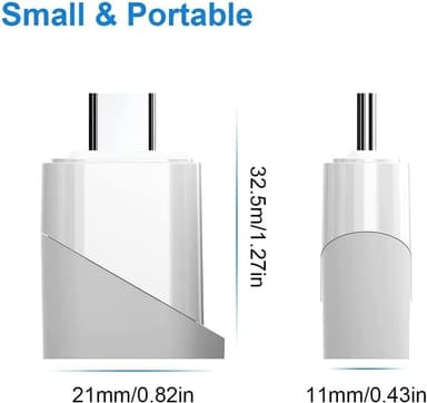 NÖRDIC USB-C kortleser MicroSD UHS-I
