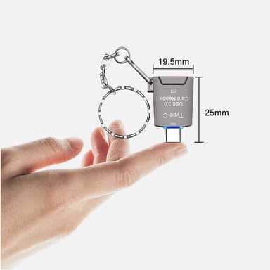 NÖRDIC USB-C 3.0 Kortleser MicroSD UHS-I