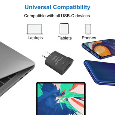 NÖRDIC USB-C 3.0 Kortleser MicroSD UHS-I