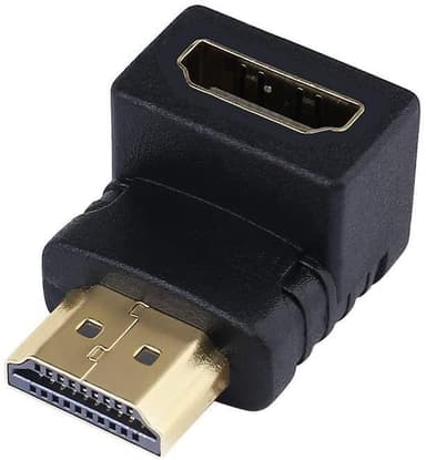 NÖRDIC vinklet HDMI 4K adapter mann til kvinnelige 270 grader