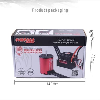 Surpass Hobby Combo  80A ESC m/3665 3500KV BL WP