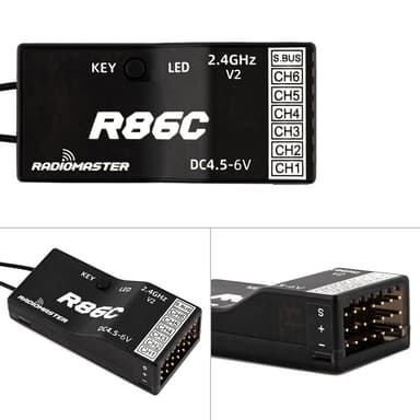 Radiomaster D16 R86C V2 6ch Reciver LBT