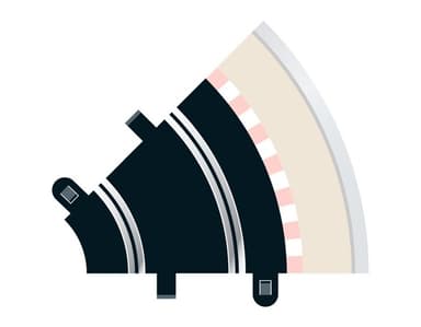Scalextric C8202 - Radius 1 Curve - 2stk