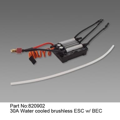 JW820902 30A Water cooling brushless ESC w/BEC
