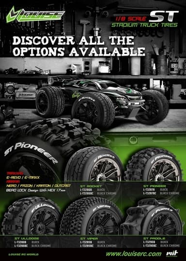 Louise Tire & Wheel ST-Paddle 1/8 Truck (2)