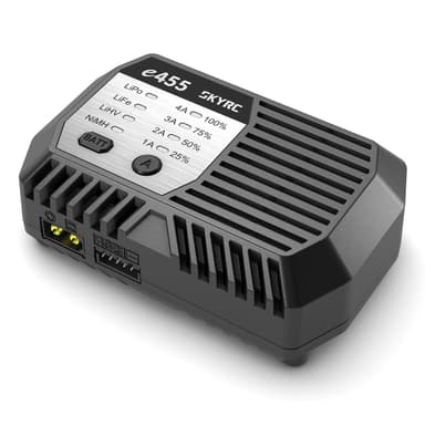 SkyRc E455 LiPo/Life/NiMh Lader 2-4S 50W 220V