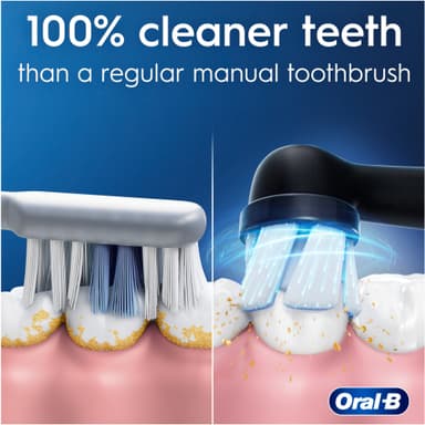 Oral-B iO2 Duo elektrisk tannbørste 612418 (Night Black + Forest Green)